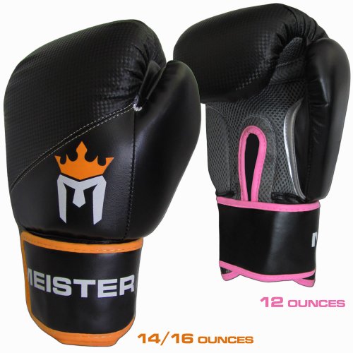 Meister Pro Boxing Gloves w/ Wrist Support (Pair)