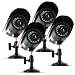 Defender SP301-C Hi-Res Black Indoor/Outdoor Night Vision CCD Security Camera - Bonus Pack of 4