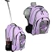 Bestway Schultrolley // LILA FLOWER // Schulrucksack Trolley Trolli - XL Stauvolumen - GRAU LILA 51yDSd5YTyL. SL75 XL Elephant Schultrolley Rucksack Black Tatoo Schulrucksack