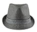 Hatter Big size Mens Classic Fedora Short Brim Trilby Hat XL(60cm), XXL(62cm)