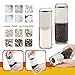 Premium Electric Salt and Pepper Grinder Set | Battery Operated Stainless Steel Grinders (Pack of 2) | Automatic Salt and Pepper Mill with LED Light | Electronic Adjustable Shakers