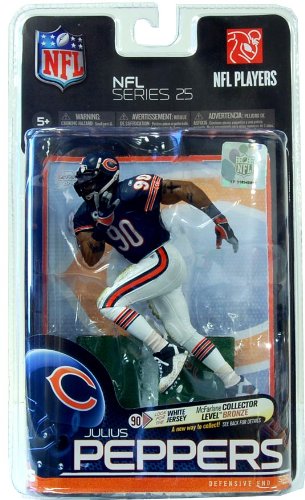 Mcfarlane NFL Series 25 Figure Julius Peppers Chicago Bears Black Jersey Action Figure