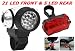 Lupo Bicycle Bike Lights (21 Led Front & 5 Led Rear) With Fl