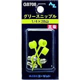まとめ買い!!5個ｾｯﾄ 「AZニップル3個GB7081/4×28山」