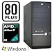 Sparsamer Desktop Computer AMD Athlon 2 X3 450 Computer 80PLUS