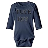 NINKI ベビー服 ファック　ポスター 長袖 カバーオール 6ヶ月~24ヶ月 100%コットン 出産祝い Size 18 Months ライトブルー