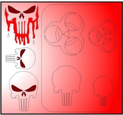Punisher set stencil