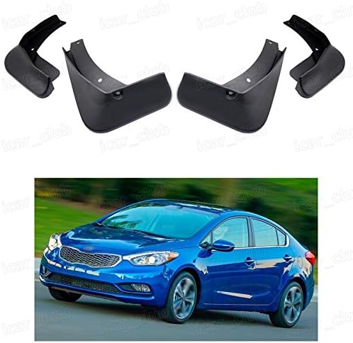 Front &amp; Rear Mud Flaps Splash Guard Fender Mudguard fit for KIA Forte Sedan 2014-2016 2015