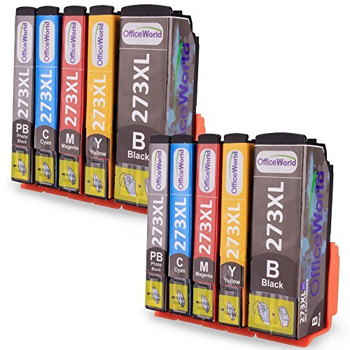 Office World new printer ink cartridge for Epson Expression XP520/XP600/XP610/XP620/XP800/XP810/XP820 (T2730,T2731,T2732,T2733,T2734)