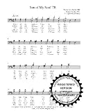 Sun of My Soul  A capella  Choral Sheet Music! Acappella music arranged for 2 part male choir or trio. 5 copies of the song included