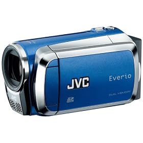 JVC Everio GZ-MS120 Dual Flash Camcorder (Blue) by JVC