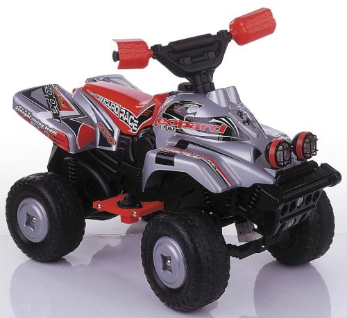 Childrens Toyshop  Toys : Feberquad Leopard 6v Battery Powered Ride On Quad Bike