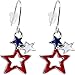 Body Candy Handcrafted Patriotic Star Dangle Earrings