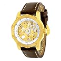 Invicta Men's Signature Collection Mechanical Skeleton Gold-Tone Watch #7211