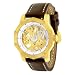 Invicta Men's Signature Collection Mechanical Skeleton Gold-Tone Watch #7211