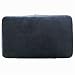 BLACK SNAKE SKIN TEXTURED FLAT SNAP CLUTCH WALLET