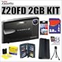 Fujifilm Fuji Finepix Z20FD 10MP Digital Camera Black + 2GB Accessory Kit