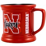 Nebraska Cornhuskers Red Sculpted Team Mug