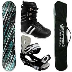 AIRTRACKS SNOWBOARD SET - BOARD FLASH - SOFTBINDUNG STAR PRO - SOFTBOOTS - SB BAG