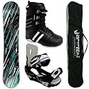 AIRTRACKS SNOWBOARD SET - BOARD FLASH - SOFTBINDUNG STAR PRO - SOFTBOOTS - SB BAG