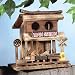 Train Station Wood Birdhouse