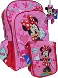 Adorable Minnie Mouse Large Backpack Matching Lunch Bag Free Keychain