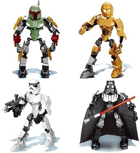 4pcs/lot New Star Wars Clone Trooper Figures Model Building Blocks Sets Minifigures Bricks Classic Toys