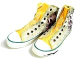 New Ed Hardy Women's High Top Sneaker -Glory Skull - Fatigue Sun - 18HR103W