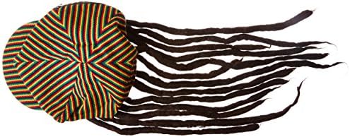 Guatemalart Rasta Hat with Dreadlocks