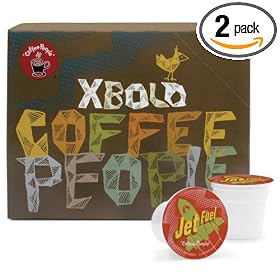 Coffee People Dark Roast, Jet Fuel, 24-Count K-Cups for Keurig Brewers (Pack of 2)