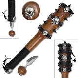Deluxe Skull Mace w/ Custom Sheath & Dagger