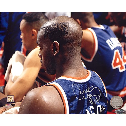 Steiner Sports NBA Anthony Mason Side Head Shot of 