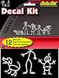 Chroma Graphics 5309 Decal Kitz 6 x 8 Stick People Self-Adhesive Decal Kit