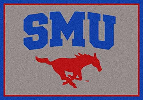 NCAA Team Spirit Rug - Southern Methodist (SMU) Mustangs, 2'8" x 3'10"