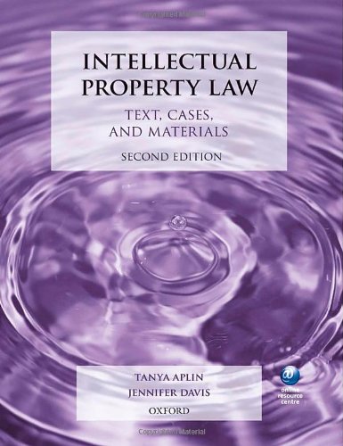 intellectual property law text cases and materials