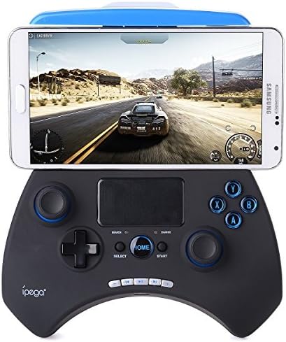 Wireless Bluetooth Game Controller+Touch Pad For IOS Android PC TV Phone iPhone 5S 5C 6 LG Nexus 4 5 6 Samsung HTC LG IP126 (Color: Black)