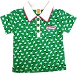 MIL DE BERRY 水玉ポロシャツ 100cm グリーン [80] 40/-ベア天竺 X22038-02