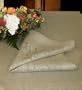 Linen Cotton jacquard Napkin in Color Bisque, Regale by Armani International
