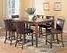7 Piece Counter Height Table Set By Coaster Furniture