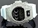 King Master Mens Diamond Shock Style Watch White Case White Band MG-10