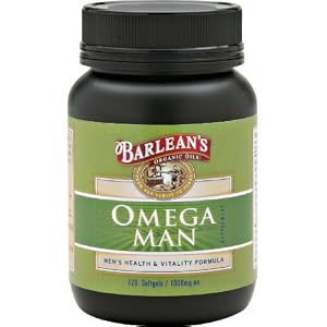 Barlean's Organic Oils Omega Man, 120 Count  1000 mg each by Barlean's Organic Oils