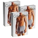 3 PAIRS of Grey Mens CALVIN KLEIN CK Boxer Trunk Briefs IN BOX