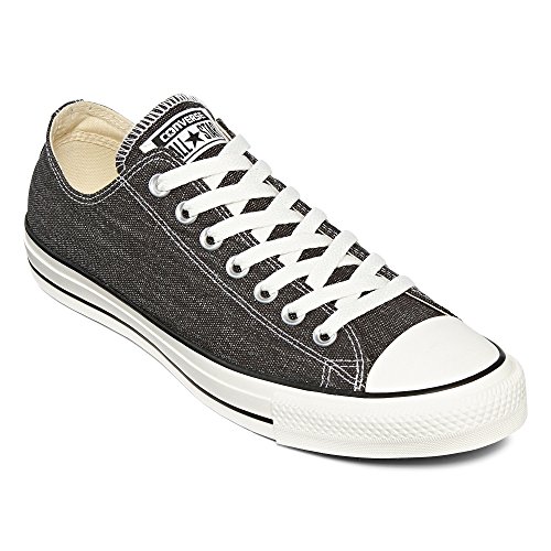 Converse Chuck Taylor All Star Ox Black/Egret/Black Denim 147037F (12 Men US/14 Women US, Converse Black)