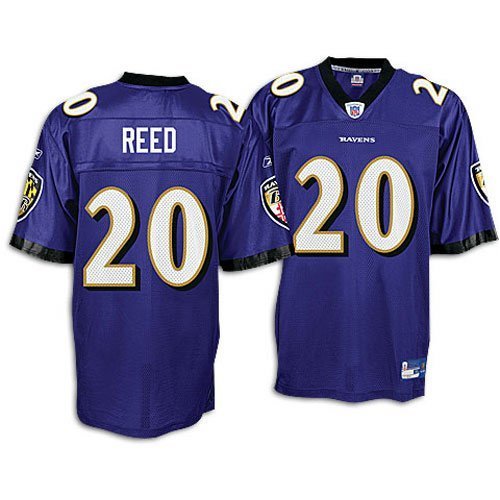 Ed Reed Baltimore Ravens NFL Purple Adult Replica Jersey