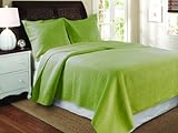 IMAGE OF Greenland Home Vashon King Quilt Set, Green