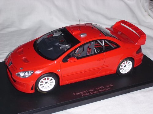 PEUGEOT 307 WRC 2005 RED BODY NEW 1/18 AUTO ART 