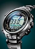Casio - ProTrek Super Slim Titanium Watch - PRX2000T-7