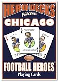 Chicago Bears Football Heroes Playing Cards