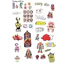 Hip Hop Graffiti Streetart Skate BMX Sticker Aufkleber Set