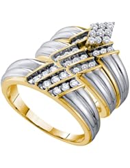 0.74CTW DIAMOND FASHION TRIO SET